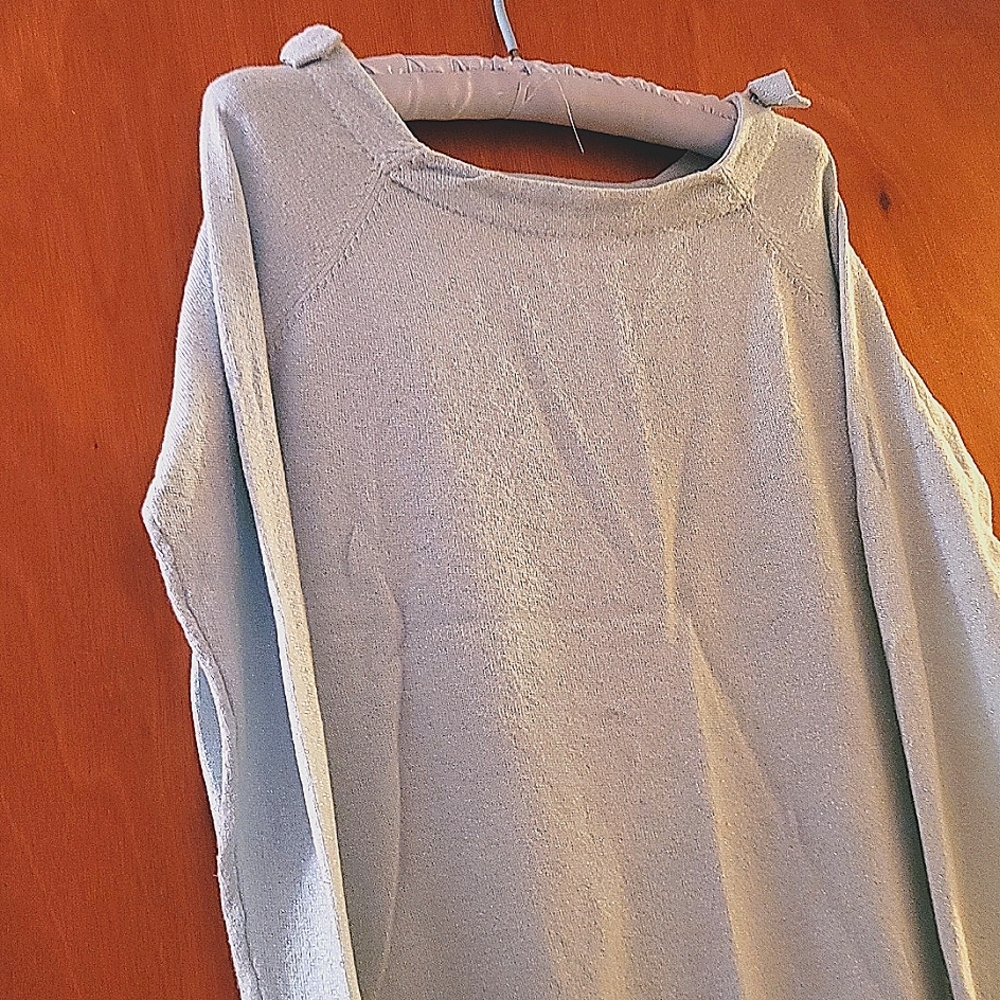 Lauren sky blue summer top!  Long sleeves with two dainty bows on wrists.